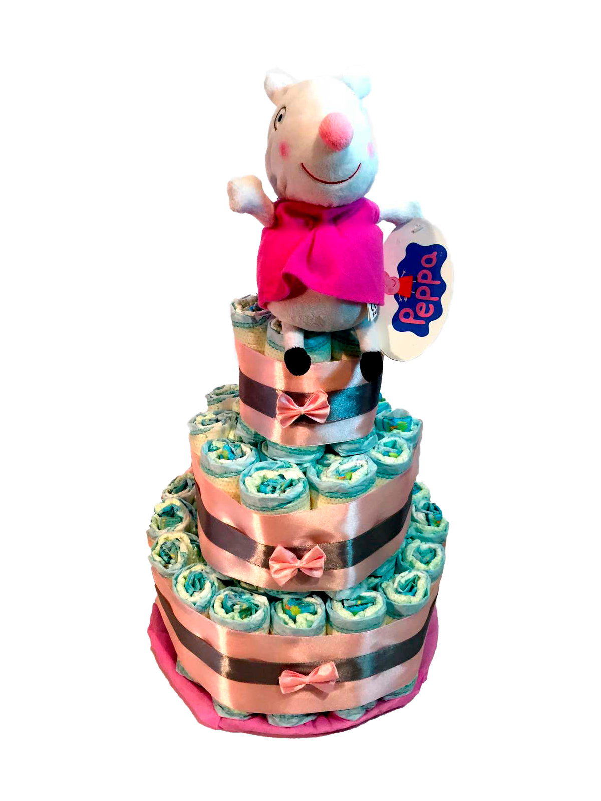 Tarta de pañales DODOT Peppa pig (Susy sheep)