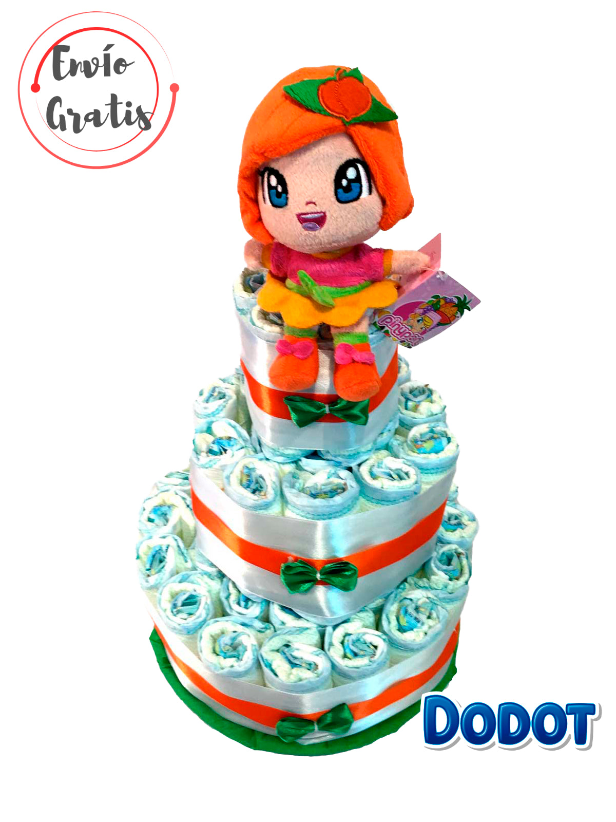 Tarta de pañales DODOT Pinypon