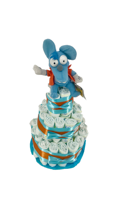 Tarta de pañales Los Simpsons Rasca