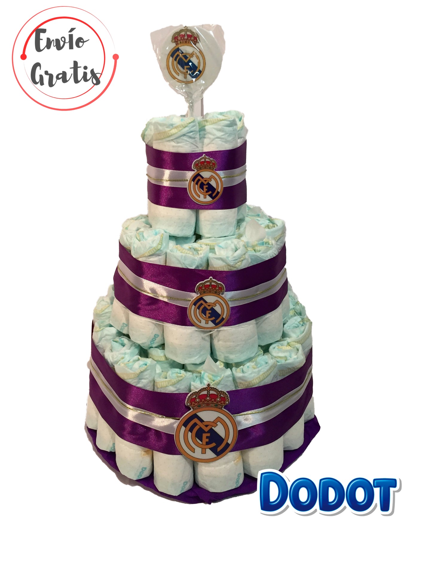 Tarta de pañales DODOT Real Madrid C.F.