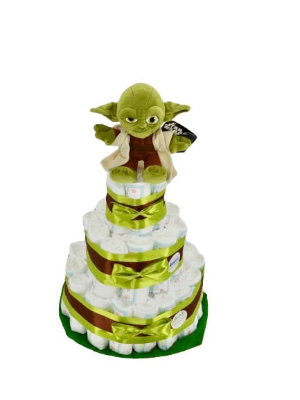 Tarta-de-pañales-Star-Wars-Yoda-momentosgourmet