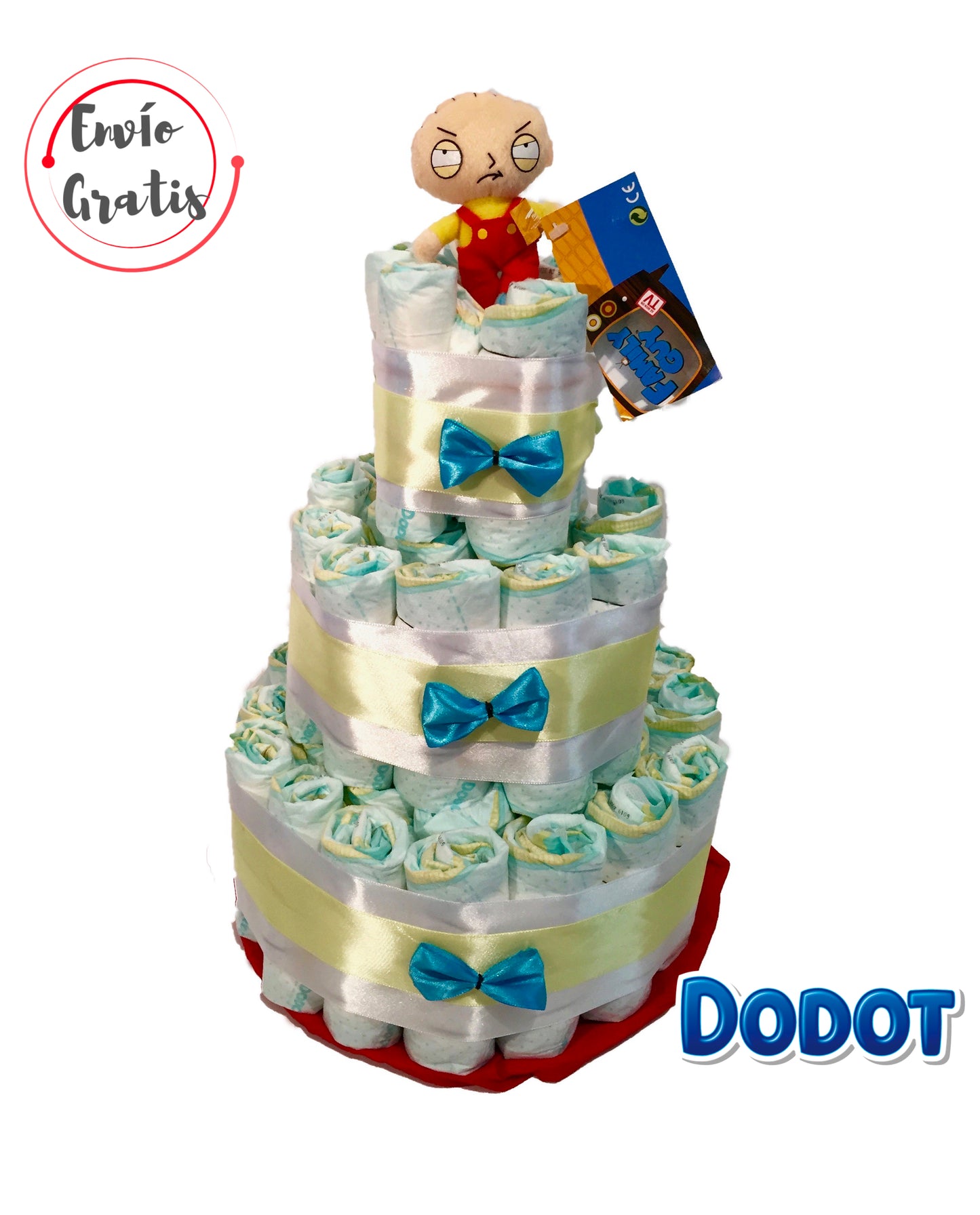 Tarta de pañales DODOT Stewie (Padre de familia)