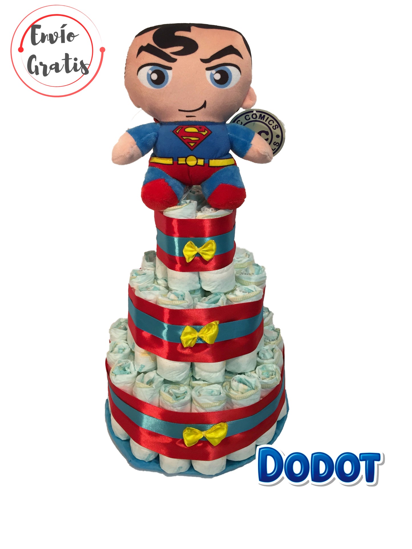 Tarta de pañales DODOT Superman