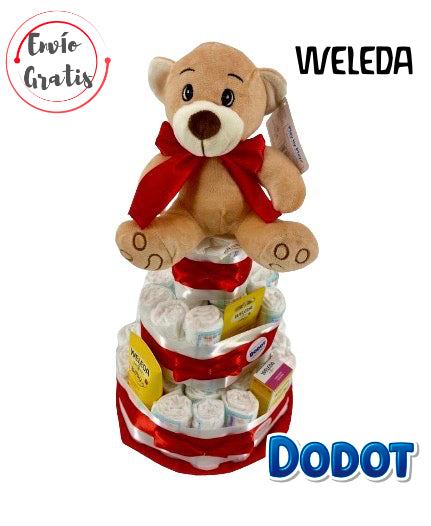 Tarta de pañales DODOT WELEDA