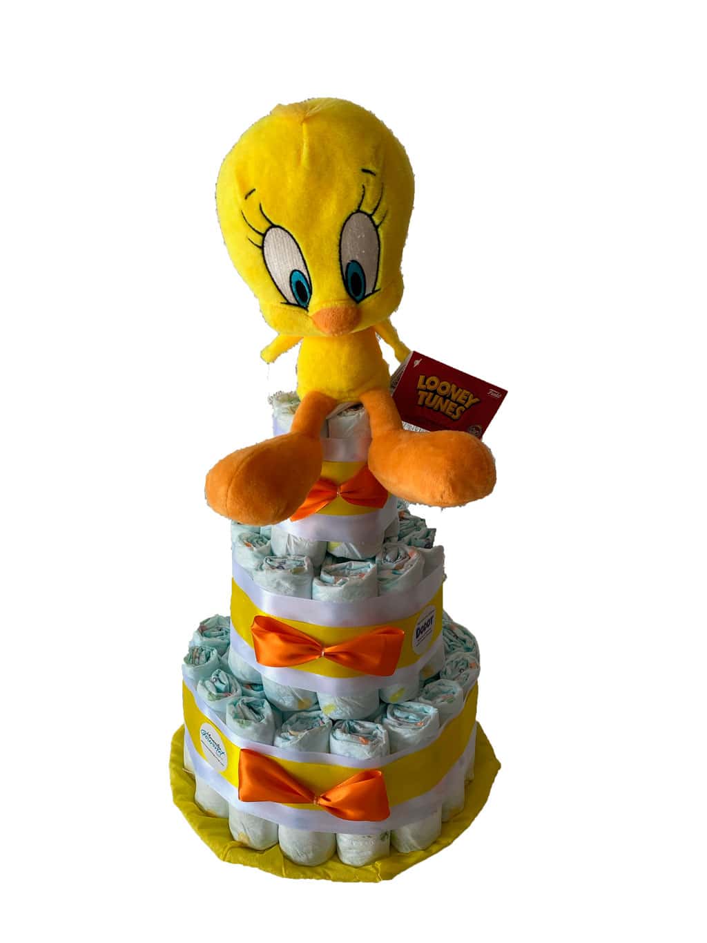 Tarta de pañales Looney Tunes piolin