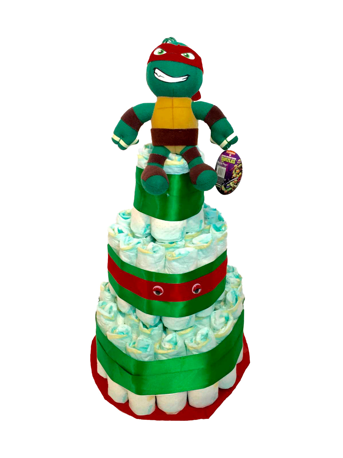 Tarta de pañales DODOT Tortugas ninja