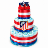 Tarta de pañales Atlético de Madrid