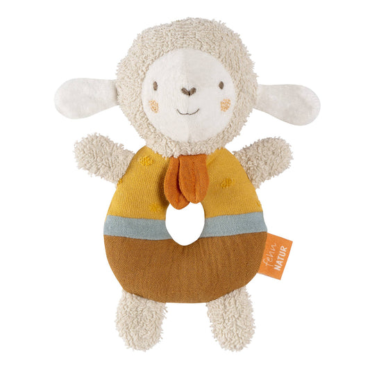 Ring-Greifling Sheep Fehnnatur, juguete de motricidad con sonajero