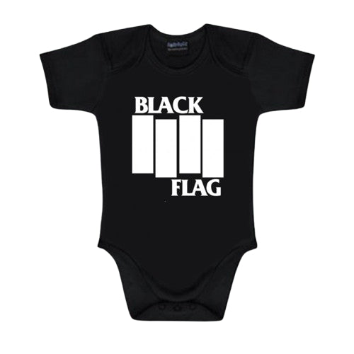 Body negro bebé Black Flag