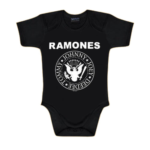 Body negro bebé Ramones