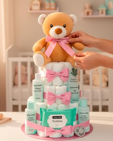 Tarta de pañales Suavinex