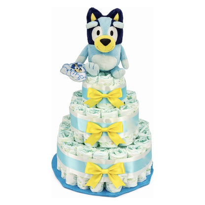 Tarta de pañales Bluey MomentosGourmet