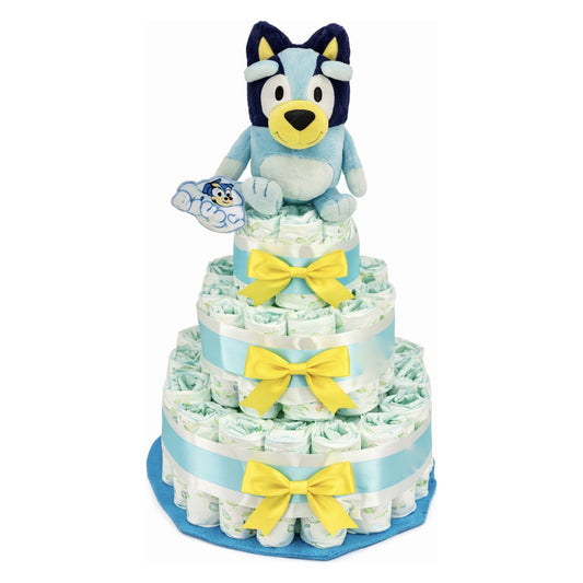 Tarta de pañales Bluey MomentosGourmet