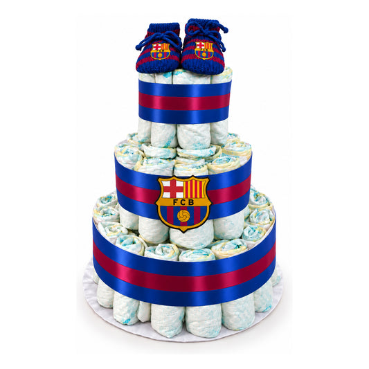 Tarta de pañales FC Barcelona
