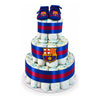 Tarta de pañales F.C. Barcelona