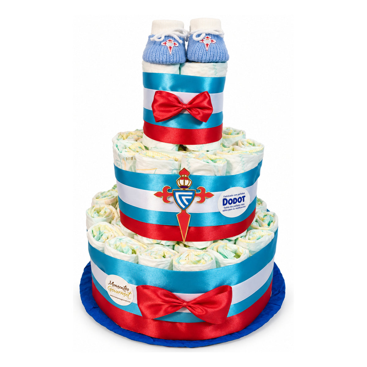 Tarta de pañales Real Club Celta de Vigo