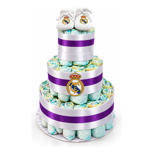 Tarta de pañales Real Madrid