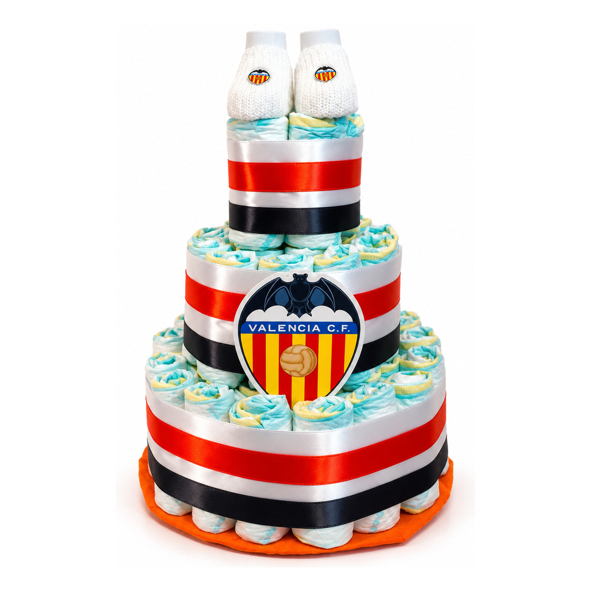 Tarta de pañales Valencia C.F.