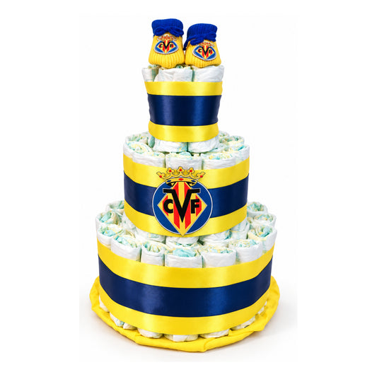 Tarta de pañales Villarreal CF